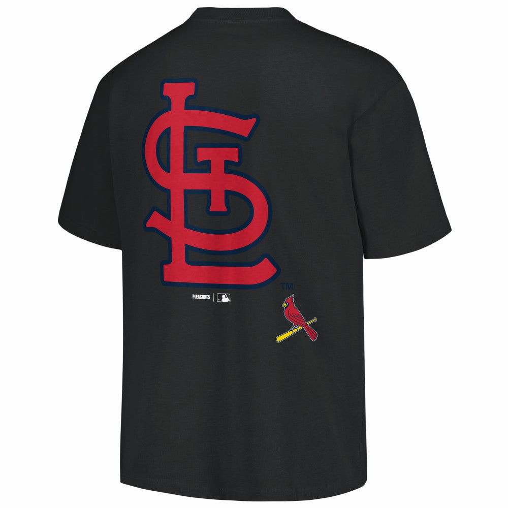 St. Louis Cardinals PLEASURES Ballpark T-Shirt - Black T-shirts