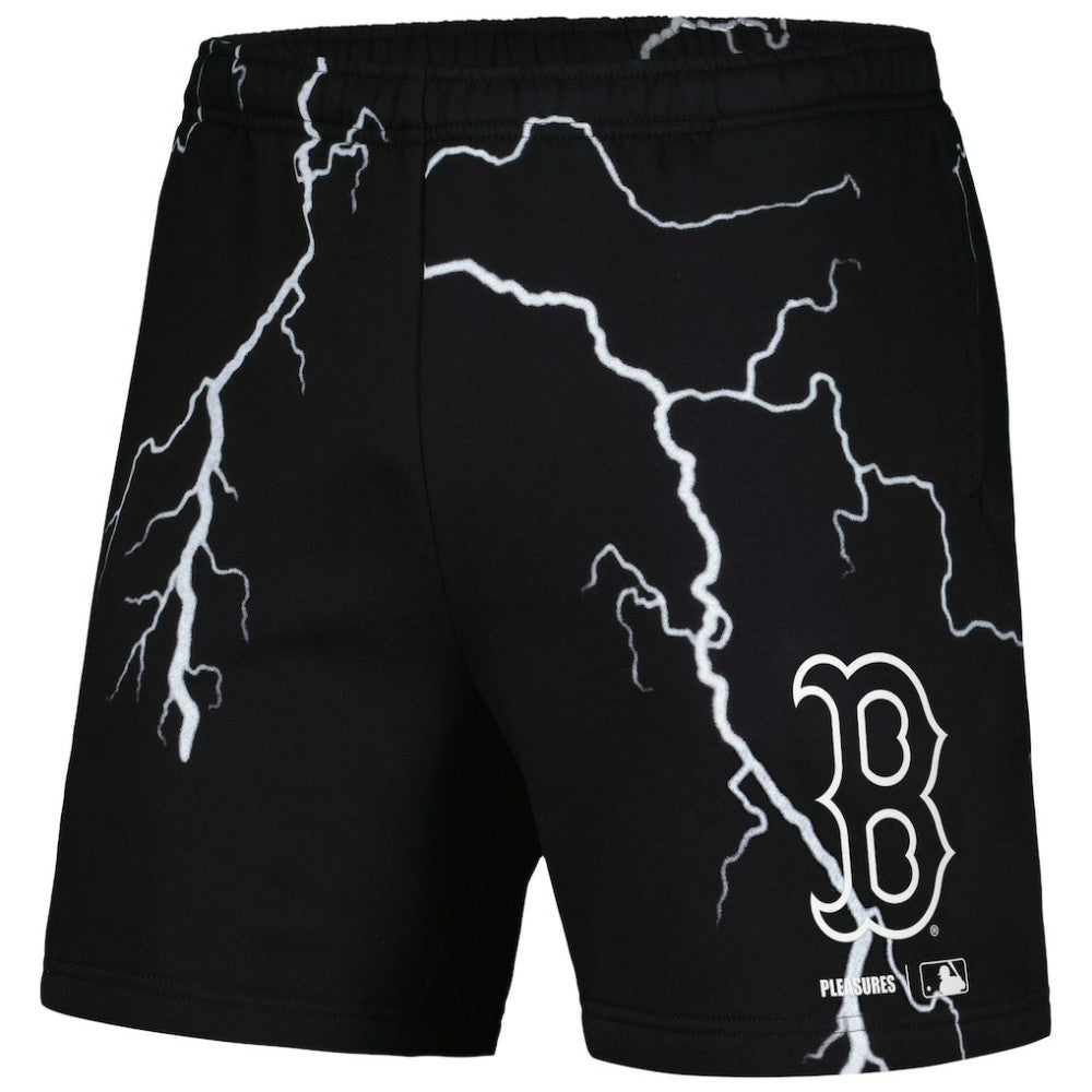 Boston Red Sox PLEASURES Lightning Shorts - Black Shorts
