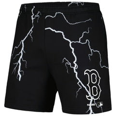 Boston Red Sox PLEASURES Lightning Shorts - Black Shorts