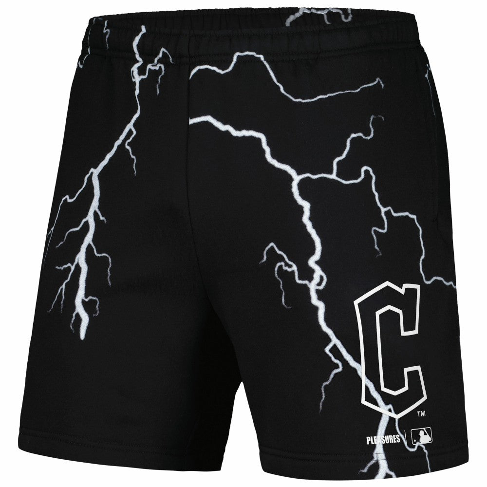 Cleveland Guardians PLEASURES Lightning Shorts - Black Shorts