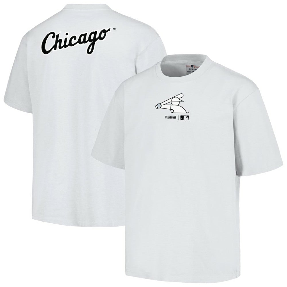 Chicago White Sox PLEASURES Mascot T-Shirt - White T-shirts