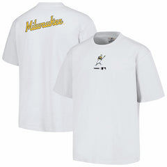 Milwaukee Brewers PLEASURES Mascot T-Shirt - White T-shirts