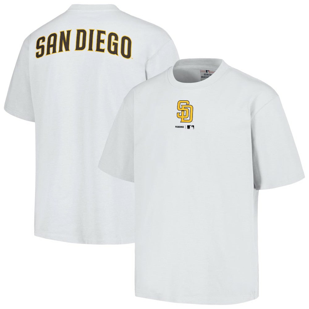 San Diego Padres PLEASURES Mascot T-Shirt - White T-shirts