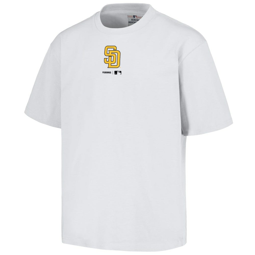 San Diego Padres PLEASURES Mascot T-Shirt - White T-shirts