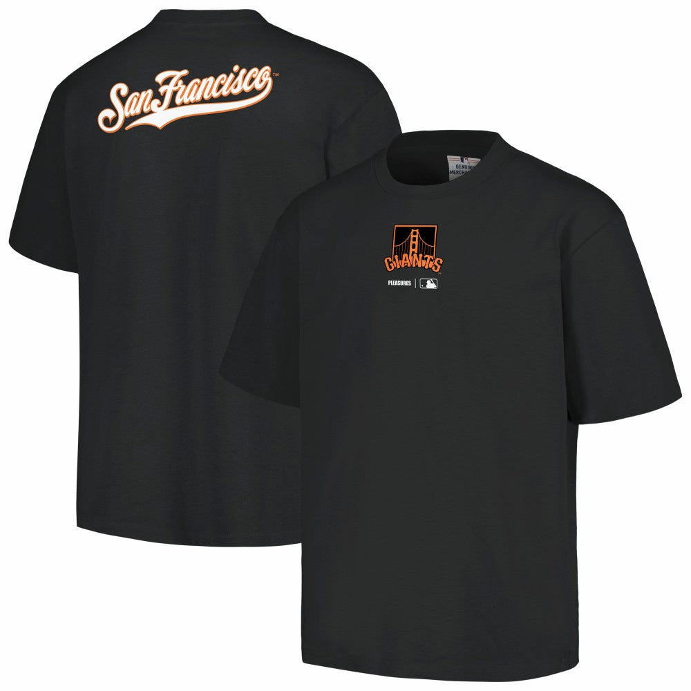 San Francisco Giants PLEASURES Mascot T-Shirt - Black T-shirts