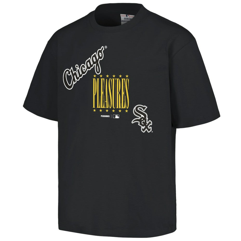 Chicago White Sox PLEASURES Repurpose T-Shirt - Black T-shirts