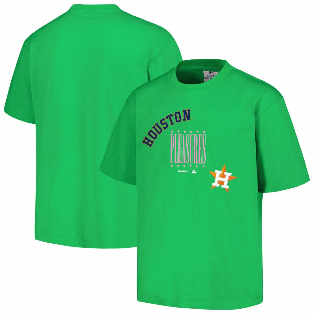 Houston Astros PLEASURES Repurpose T-Shirt - Green T-shirts