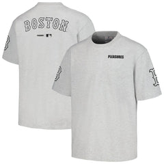 Boston Red Sox PLEASURES Team T-Shirt - Gray T-shirts