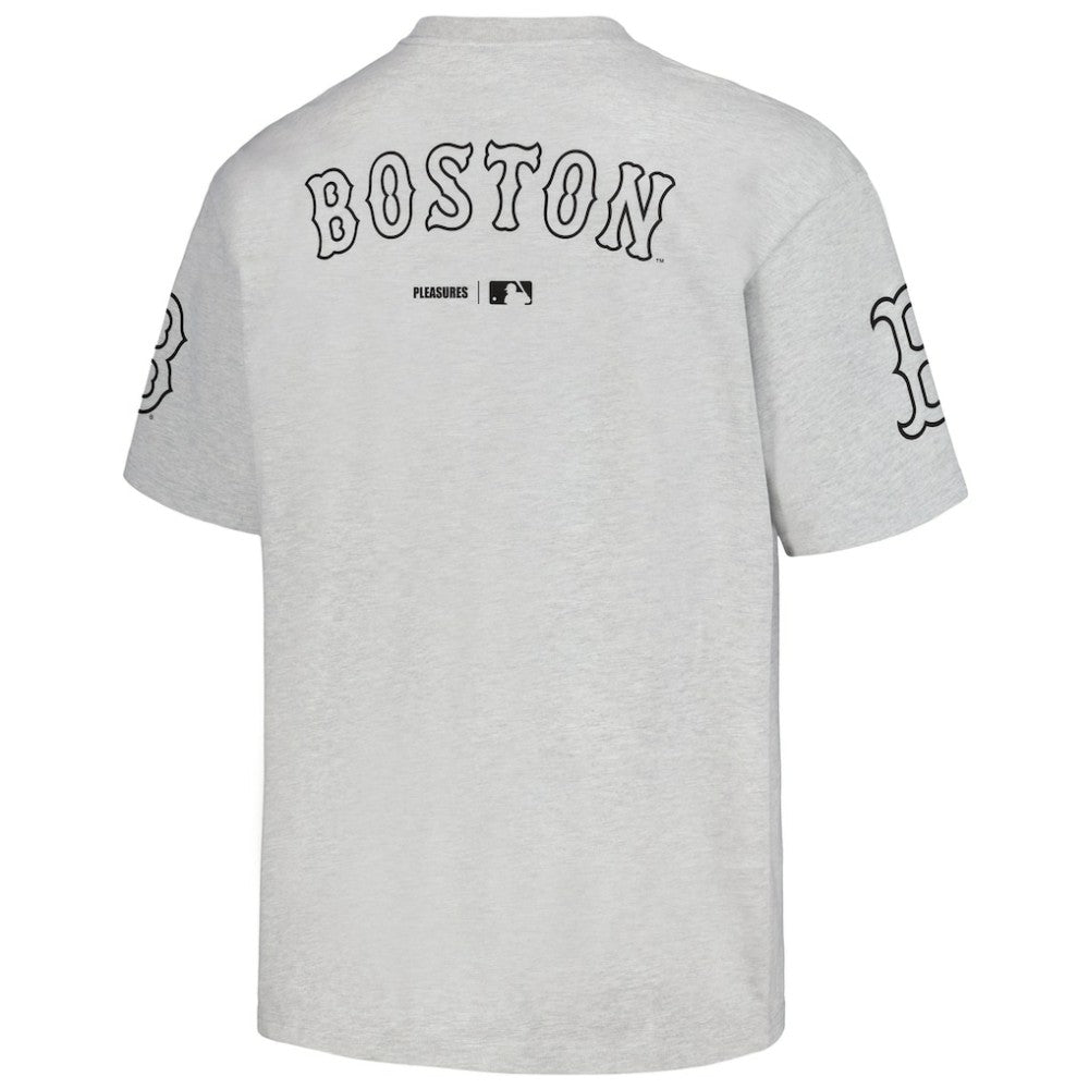 Boston Red Sox PLEASURES Team T-Shirt - Gray T-shirts