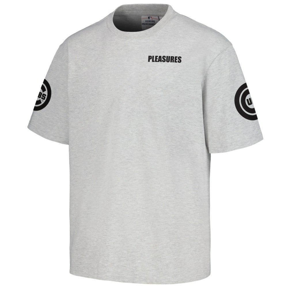 Chicago Cubs PLEASURES Team T-Shirt - Gray T-shirts