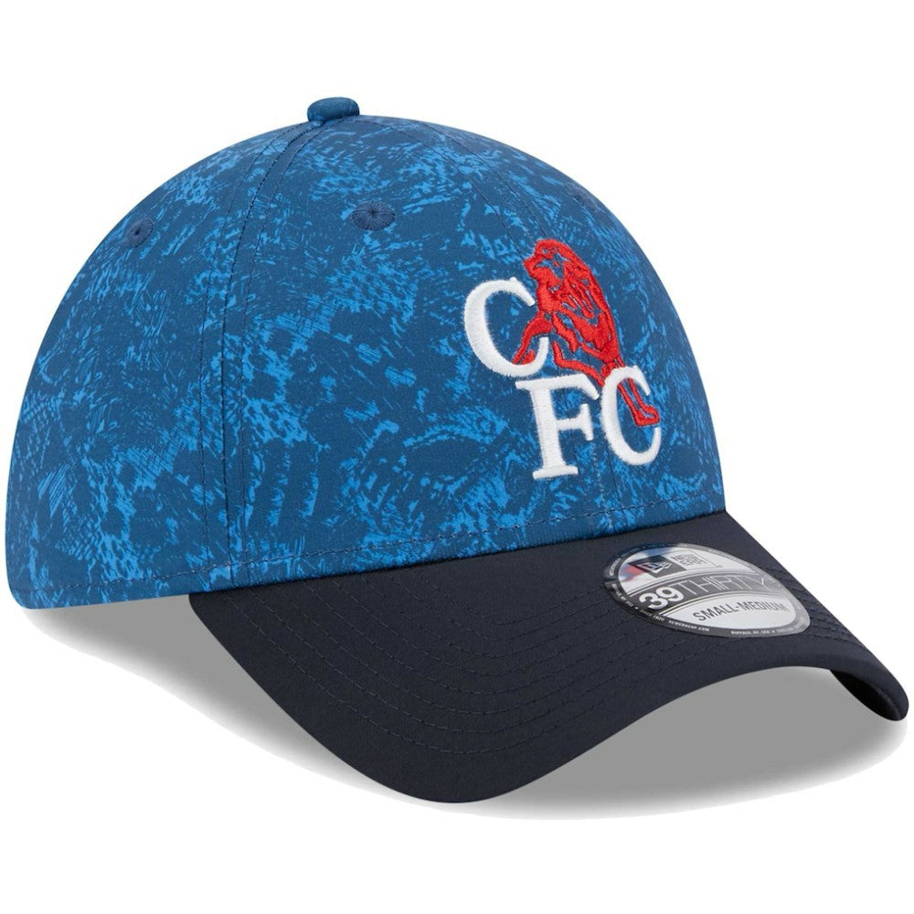 Chelsea New Era Retro All Over Print 39THIRTY Flex Hat Blue/Navy - New Era outlet