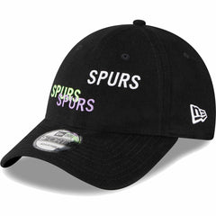 Tottenham Hotspur New Era Triple Wordmark 9FORTY Adjustable Hat Black - New Era for sale