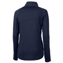 Boston Red Sox Cutter & Buck Women's Americana Logo Adapt Eco Knit Stretch Recycled Half-Zip Pullover Top - Navy Pullover