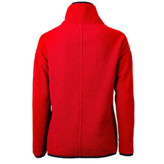 San Diego Padres Cutter & Buck Women's Americana Logo Cascade Eco Sherpa Fleece Half-Zip Pullover Jacket - Red Jackets