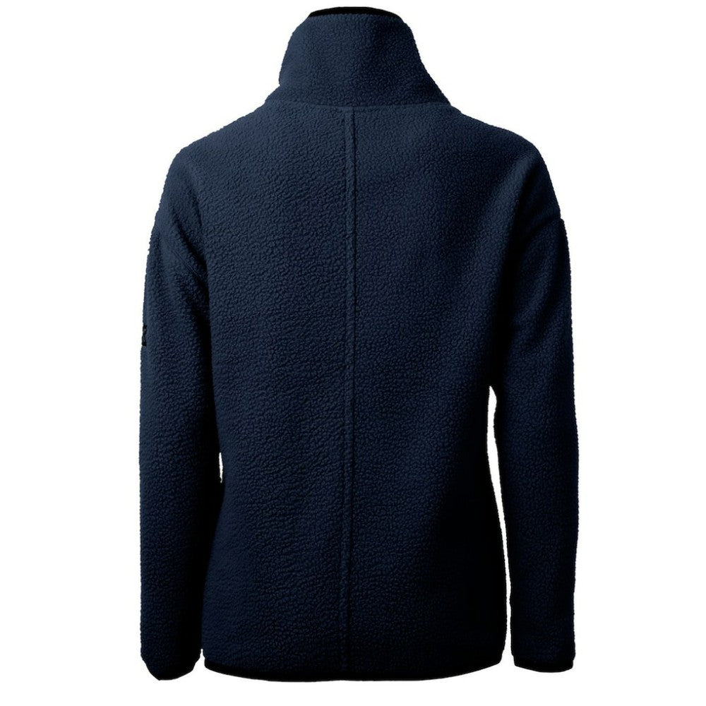 Texas Rangers Cutter & Buck Women's Americana Logo Cascade Eco Sherpa Fleece Half-Zip Pullover Jacket - Navy Jackets