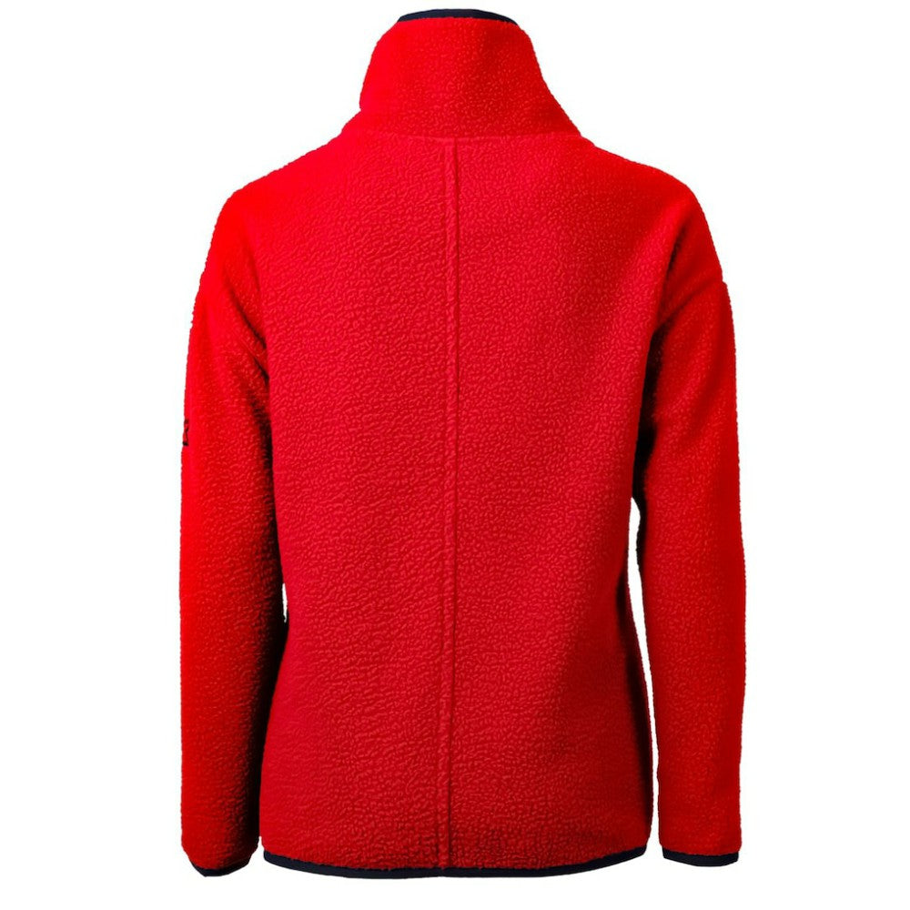 Chicago White Sox Cutter & Buck Women's Americana Logo Cascade Eco Sherpa Fleece Half-Zip Pullover Jacket - Red Jackets