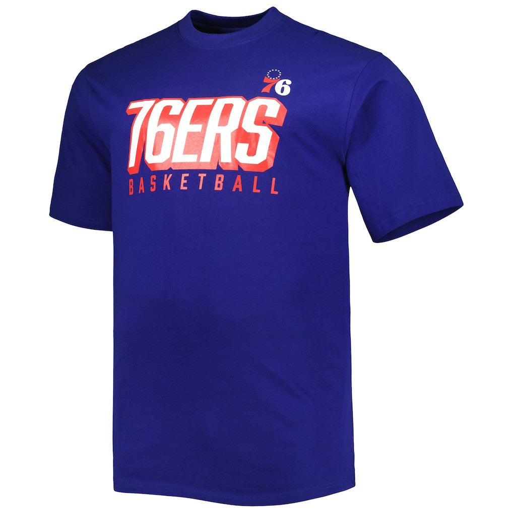 Philadelphia 76ers Big & Tall Two-Pack T-Shirt Set Royal/White - Fanatics