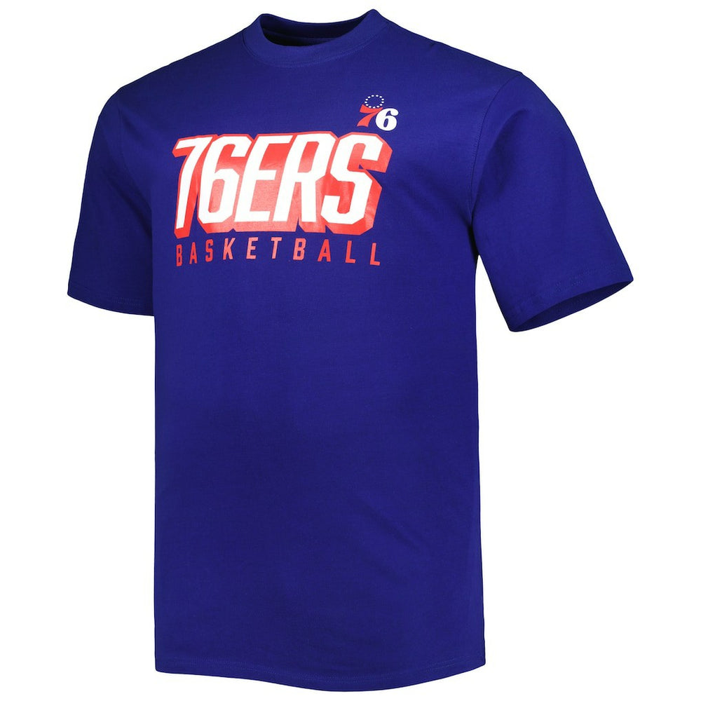 Philadelphia 76ers Big & Tall Two-Pack T-Shirt Set Royal/White - Fanatics