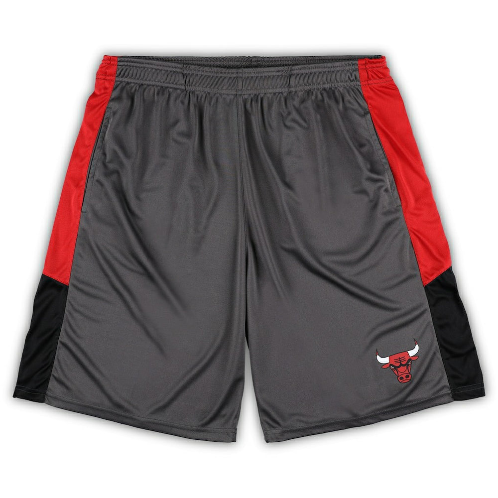 Chicago Bulls Big & Tall Shorts Gray - Fanatics