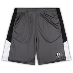 Brooklyn Nets Big & Tall Shorts Gray - Fanatics