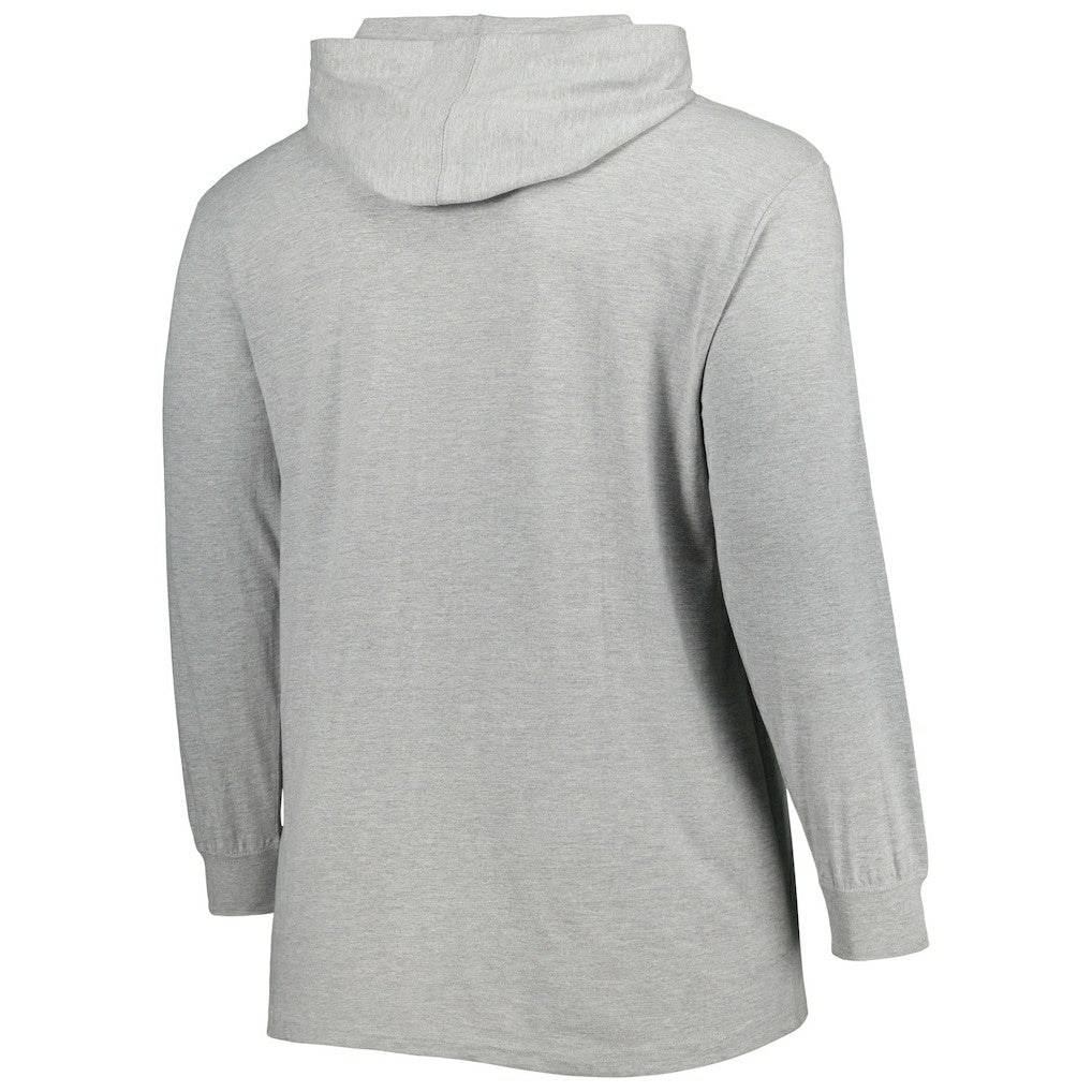 Philadelphia 76ers Big & Tall Pullover Hoodie Heather Gray - Fanatics