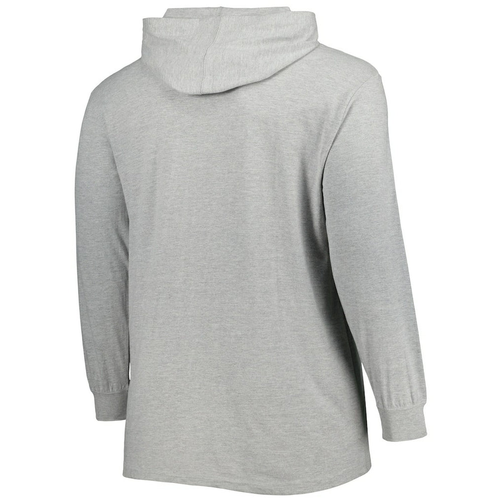 Philadelphia 76ers Big & Tall Pullover Hoodie Heather Gray - Fanatics