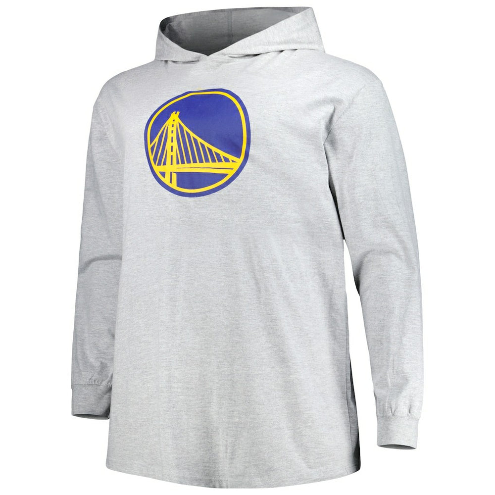 Golden State Warriors Big & Tall Pullover Hoodie Heather Gray - Fanatics