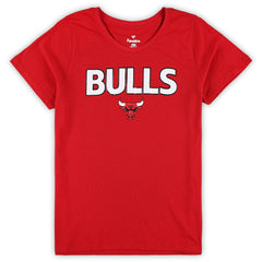 Chicago Bulls Women's Plus Size T-Shirt & Shorts Combo Set Red/Heather Gray - Fanatics