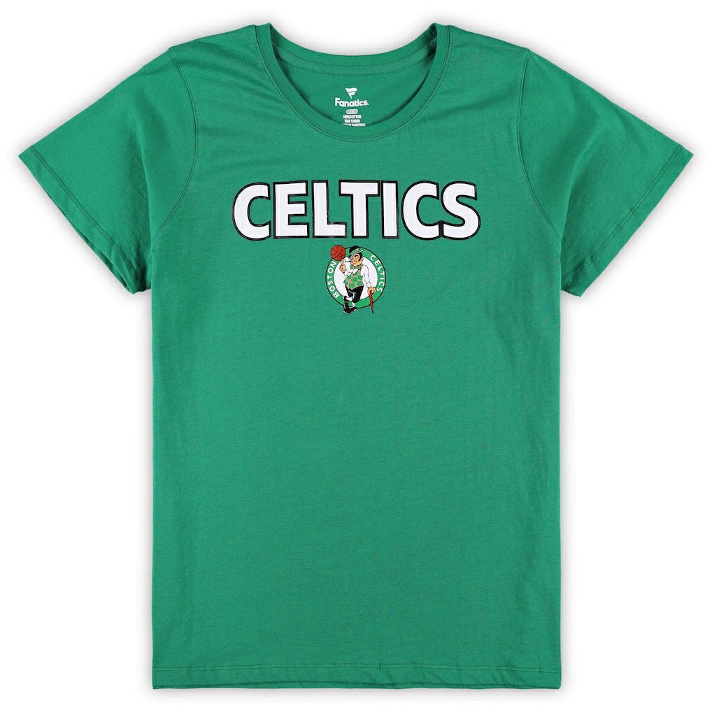Boston Celtics Women's Plus Size T-Shirt & Shorts Combo Set Kelly Green/Heather Gray - Fanatics