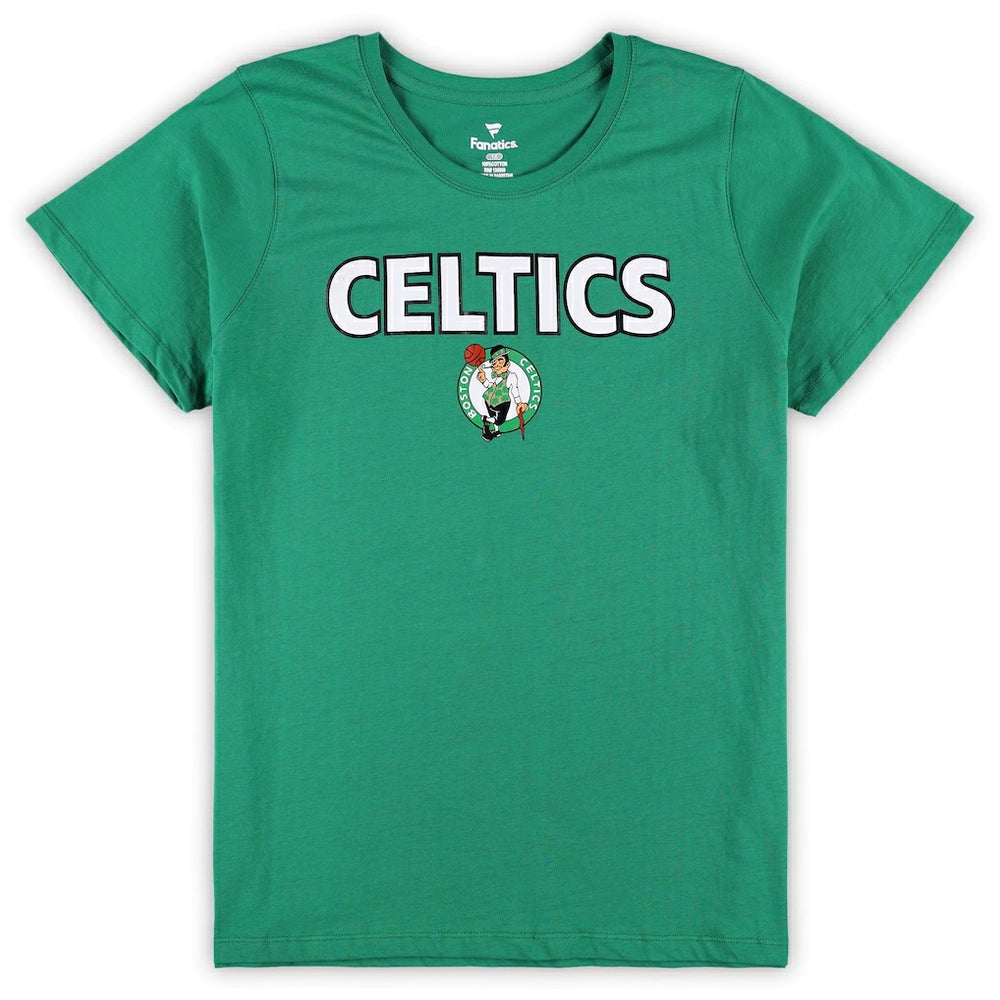 Boston Celtics Women's Plus Size T-Shirt & Shorts Combo Set Kelly Green/Heather Gray - Fanatics