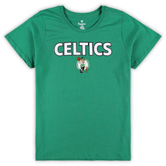 Boston Celtics Women's Plus Size T-Shirt & Shorts Combo Set Kelly Green/Heather Gray - Fanatics