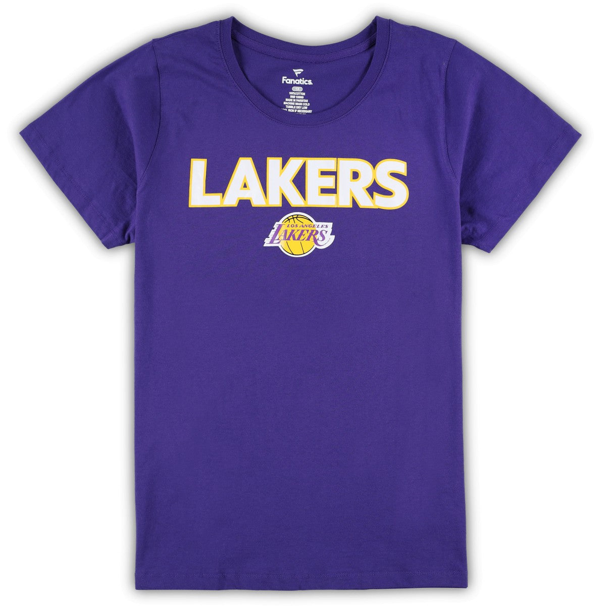 Los Angeles Lakers Women's Plus Size T-Shirt & Shorts Combo Set Purple/Heather Gray - Fanatics