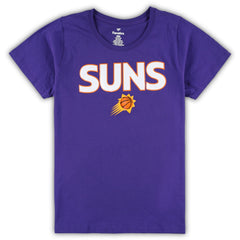 Phoenix Suns Women's Plus Size T-Shirt & Shorts Combo Set Purple/Heather Gray - Fanatics