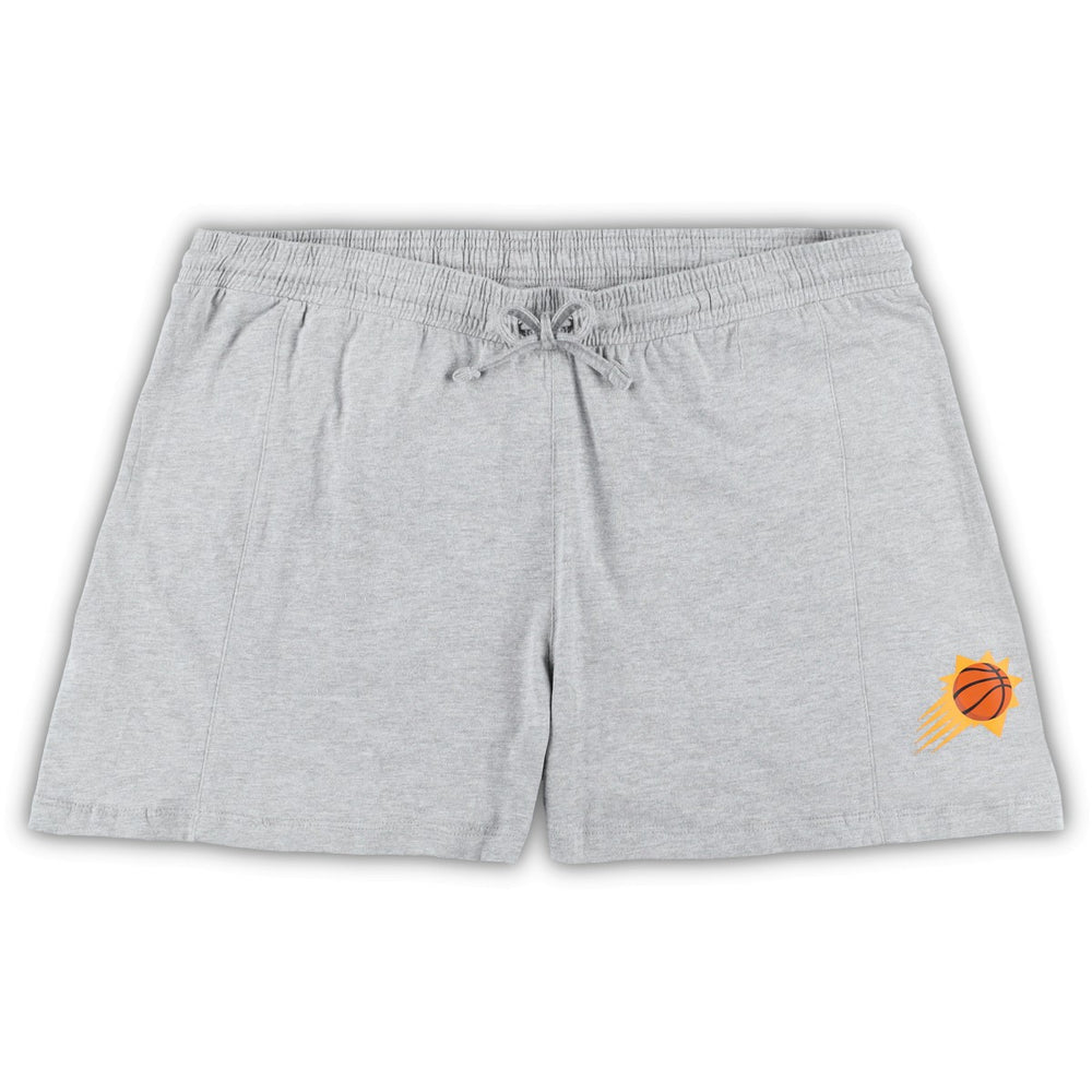 Phoenix Suns Women's Plus Size T-Shirt & Shorts Combo Set Purple/Heather Gray - Fanatics