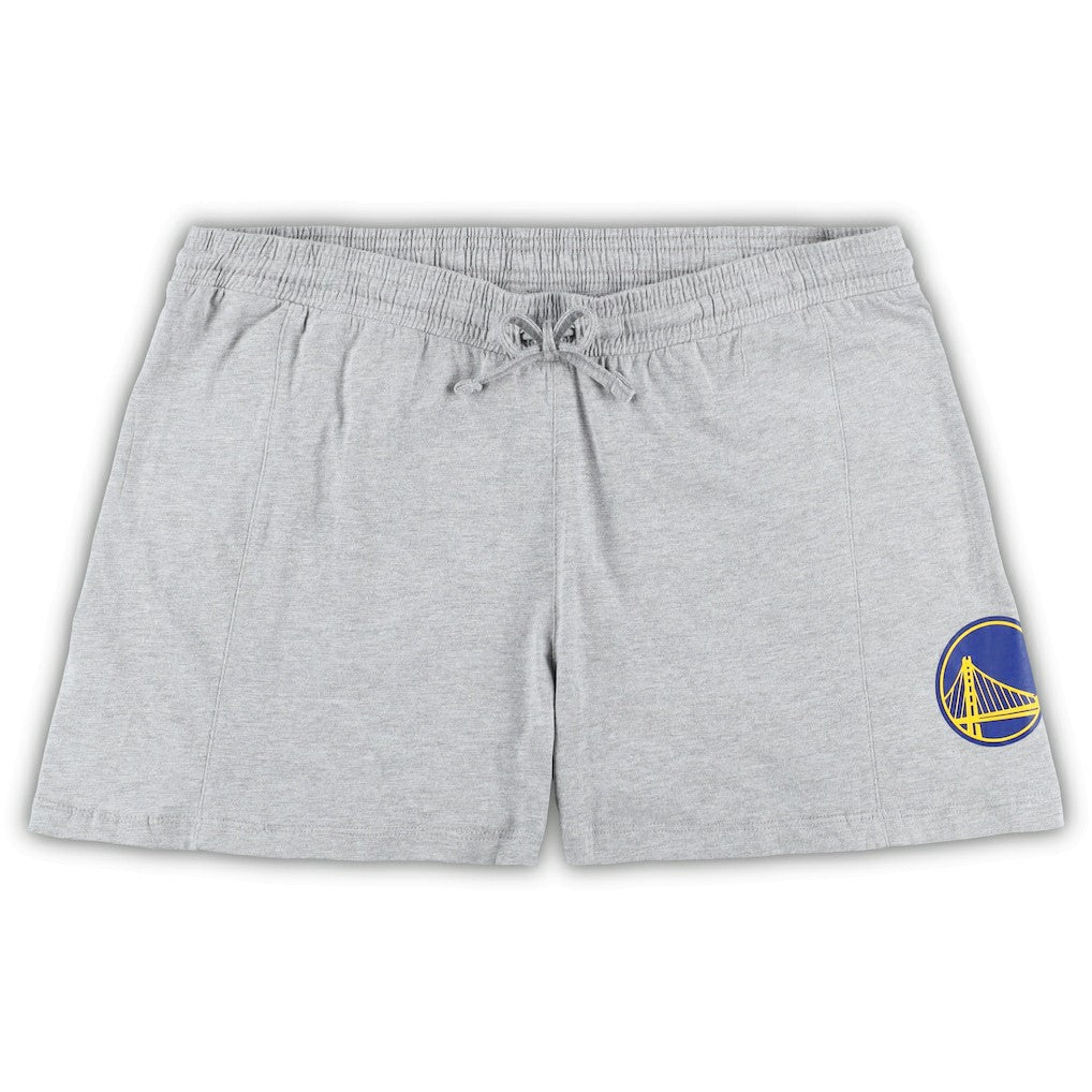 Golden State Warriors Women's Plus Size T-Shirt & Shorts Combo Set Royal/Heather Gray - Fanatics outlet