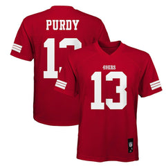 Brock Purdy San Francisco 49ers Youth Replica Player Jersey - Scarlet Jerseys