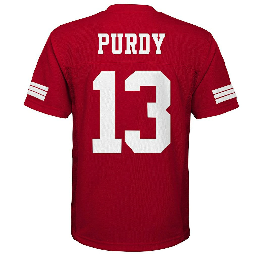 Brock Purdy San Francisco 49ers Youth Replica Player Jersey - Scarlet Jerseys