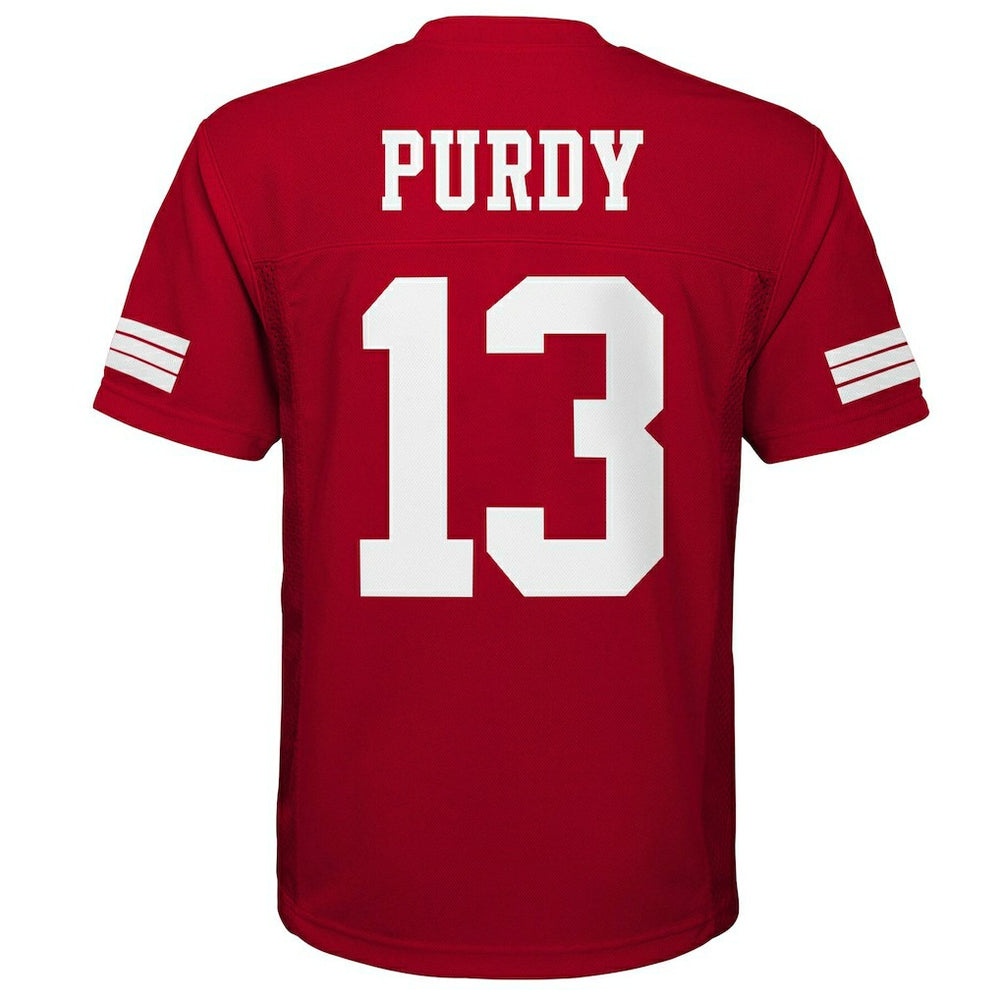 Brock Purdy San Francisco 49ers Youth Replica Player Jersey - Scarlet Jerseys
