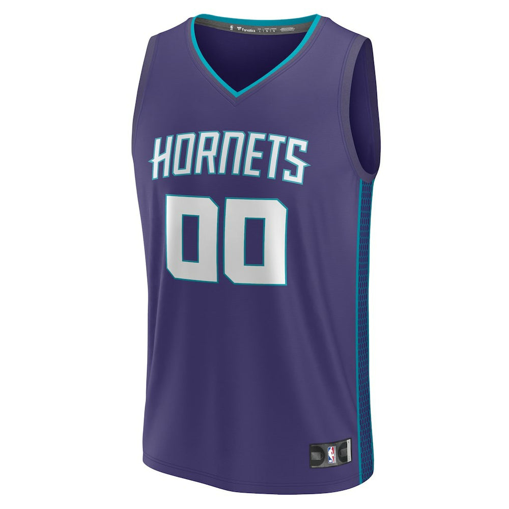 Charlotte Hornets Fast Break Custom Jersey Purple Statement Edition - Fanatics