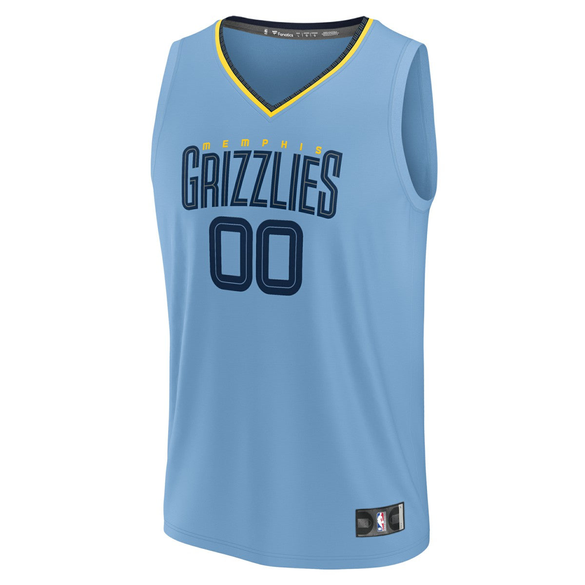 Memphis Grizzlies Custom Fast Break Jersey Statement Edition Light Blue - Fanatics