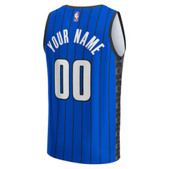 Orlando Magic Fast Break Custom Jersey Blue Statement Edition - Fanatics outlet