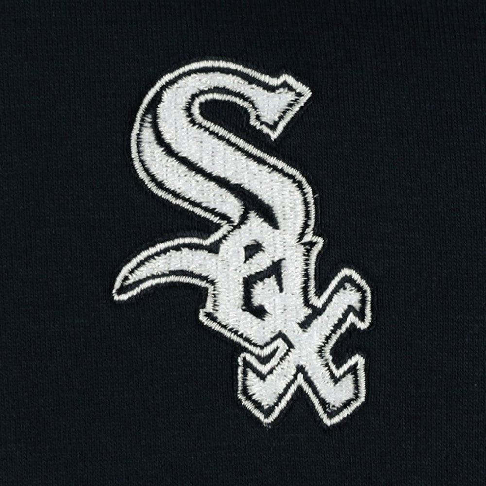 Chicago White Sox Levelwear Recruit Full-Zip Short Sleeve Hoodie - Black Hoodies