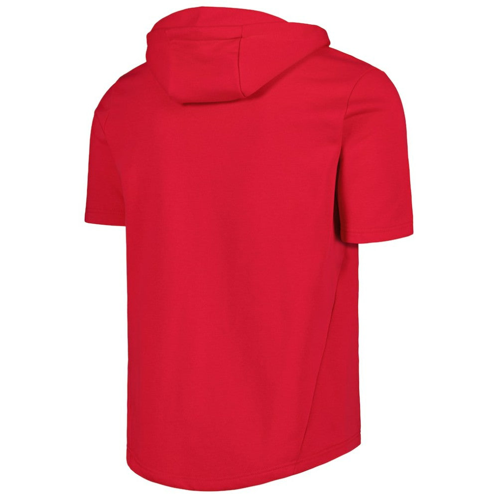 St. Louis Cardinals Levelwear Recruit Full-Zip Short Sleeve Hoodie - Red Hoodies