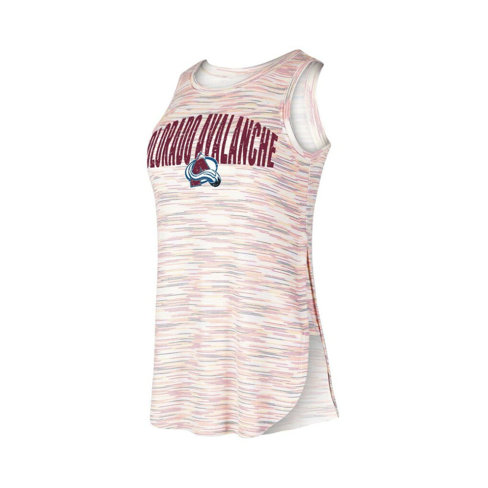 Colorado Avalanche Concepts Sport Women's Sunray Multicolor Tri-Blend Tank Top | US 5335057
