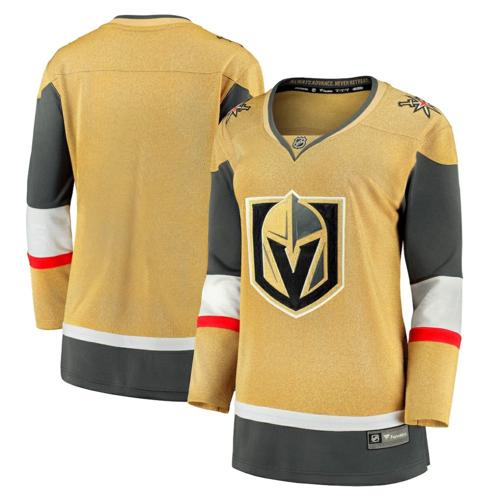 Vegas Golden Knights Fanatics Women's Home Breakaway Jersey - Gold | US 5335197