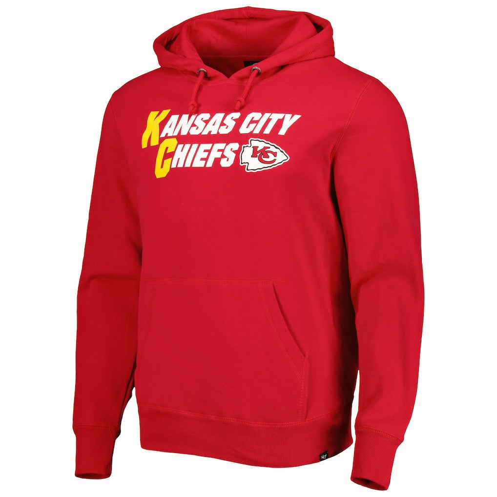 Kansas City Chiefs '47 Regional Headline Pullover Hoodie - Red Hoodies
