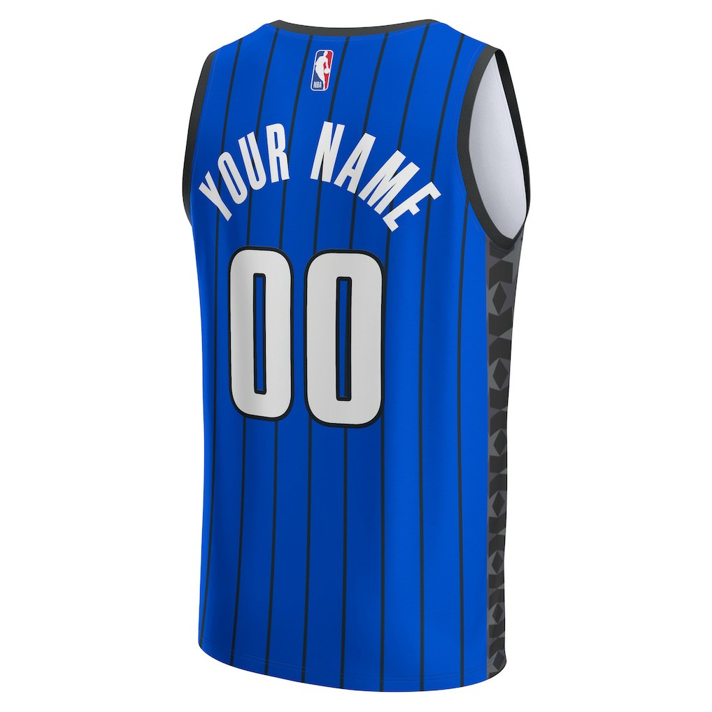 Orlando Magic Youth Fast Break Replica Custom Jersey Statement Edition Blue - Fanatics