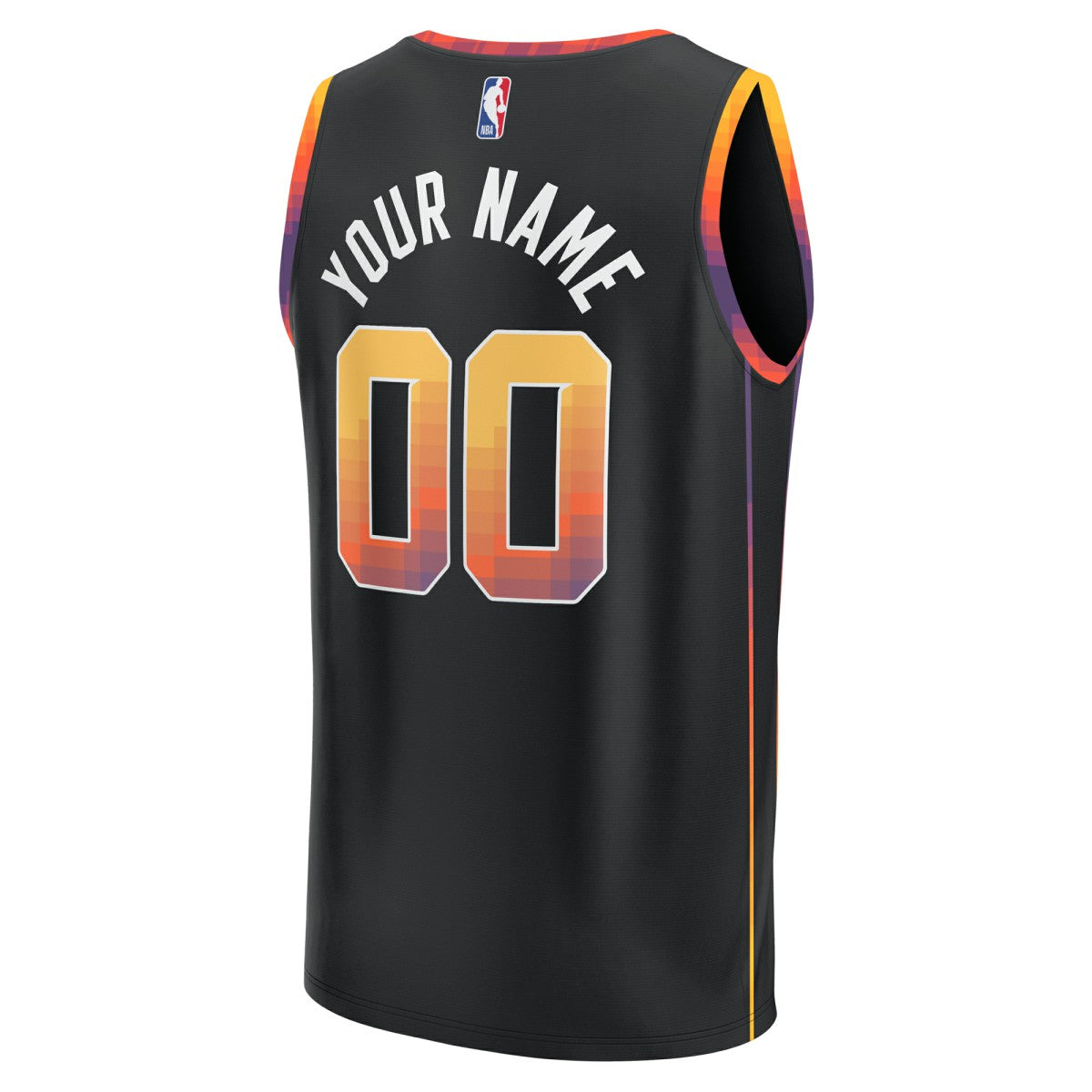 Phoenix Suns Youth Fast Break Replica Custom Jersey Statement Edition Black - Fanatics outlet