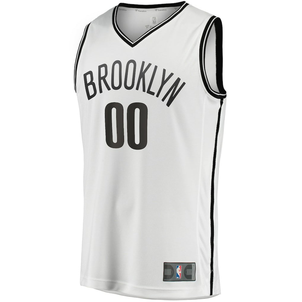 Brooklyn Nets Fast Break Custom Replica Jersey Association Edition White - Fanatics