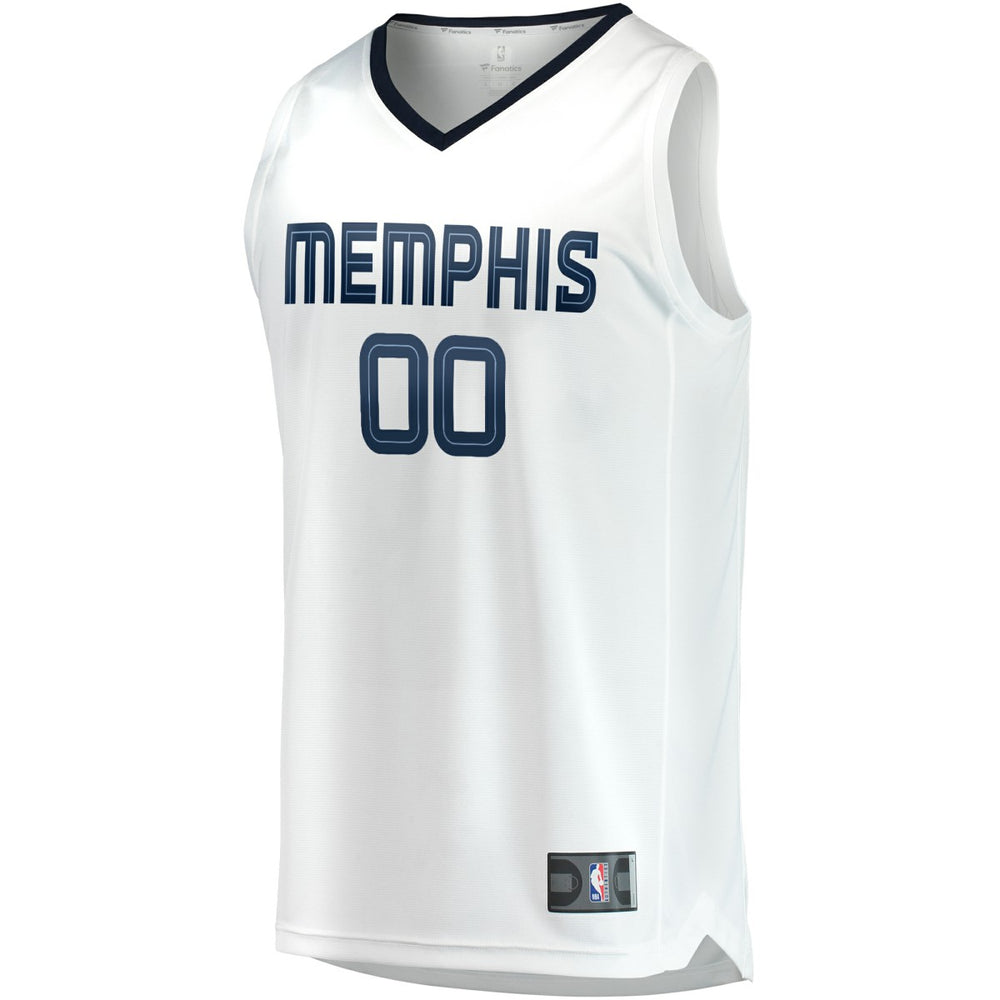 Memphis Grizzlies Fast Break Custom Replica Jersey Association Edition White - Fanatics